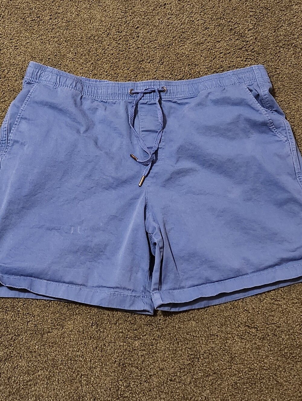 Men's Gap Pull On Shorts Blue Size XXL Drawstring NWOT Classic Preppy